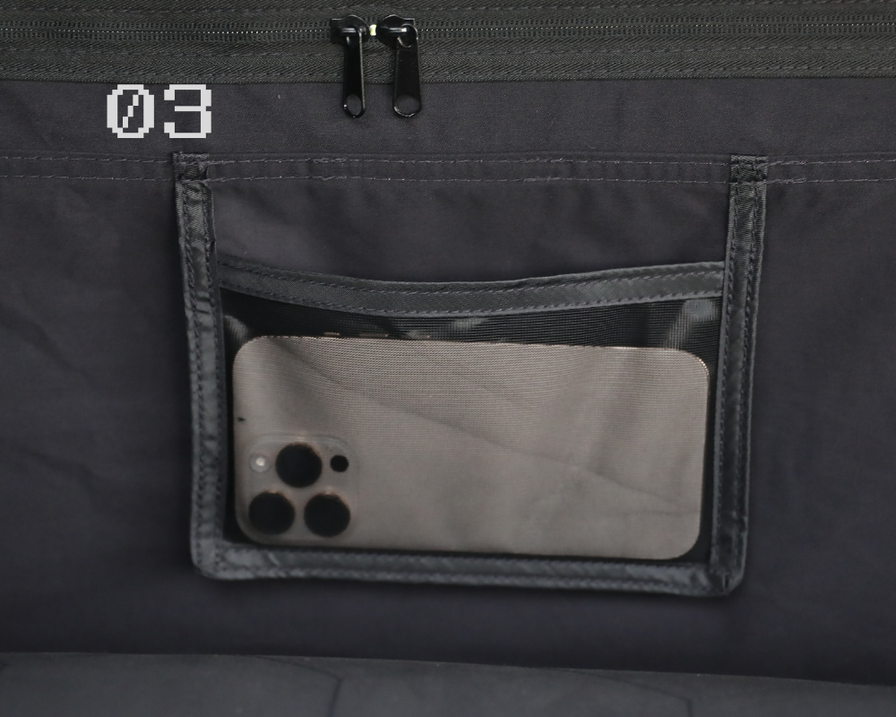 Interior storage pockets